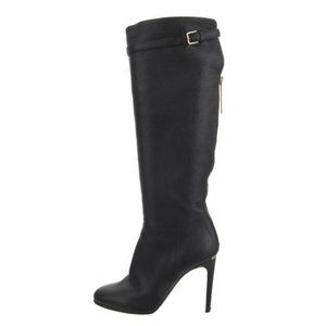 Leather Burberry Knee High Boots